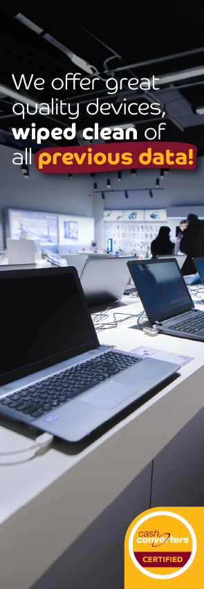 Quality pre-owned devices, wiped clean of all previous data