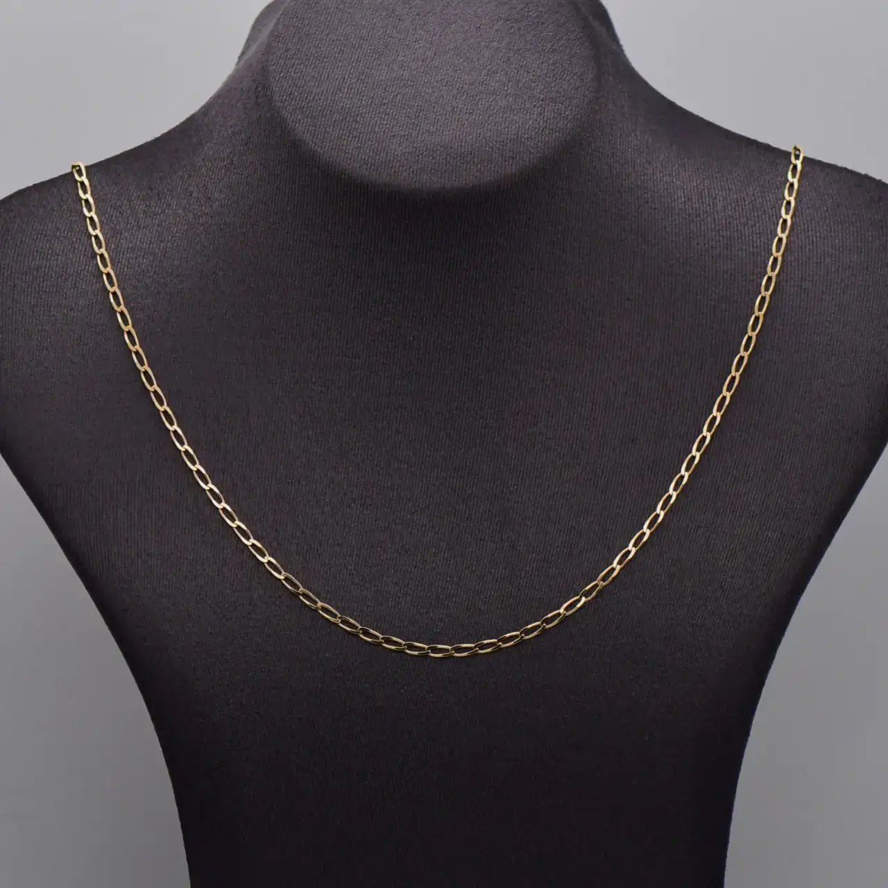 9ct Yellow Gold Chain [Curb - Link] - Thumbnail 1