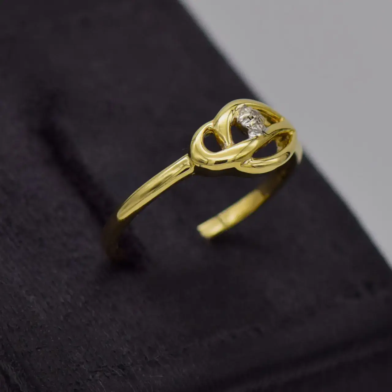 9Ct Yellow Gold Dress Ring  - Thumbnail 2