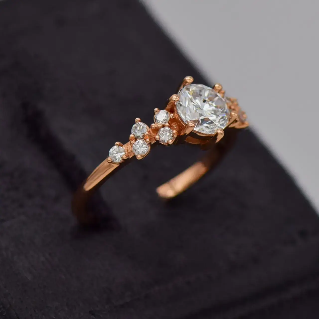 18ct Rose Gold Engagement Ring  - Thumbnail 2