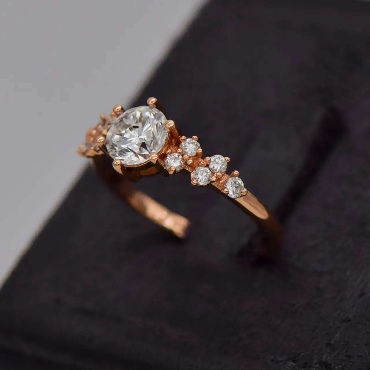 18ct Rose Gold Engagement Ring  - Thumbnail 3
