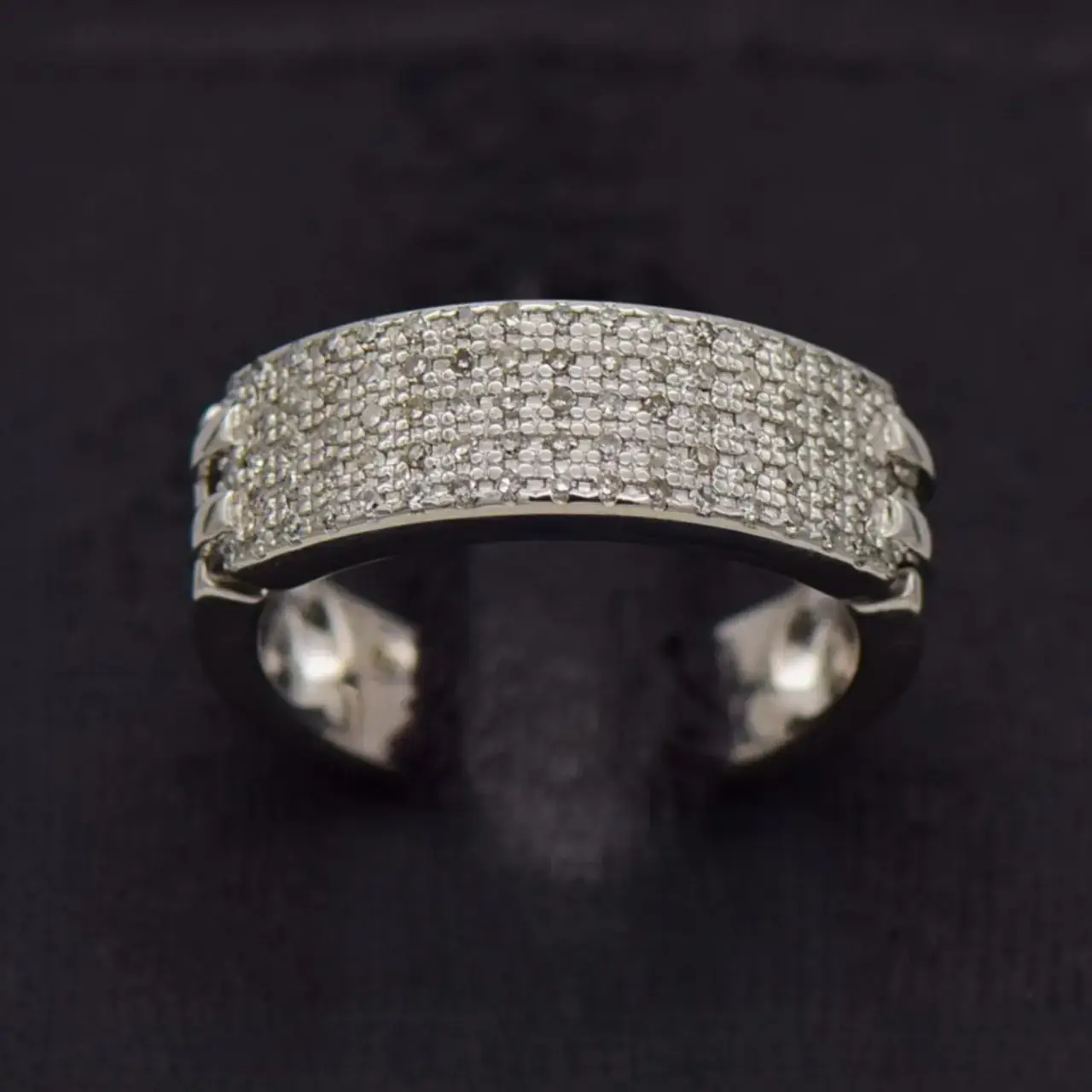 9ct White Gold Dress Ring  - Thumbnail 1
