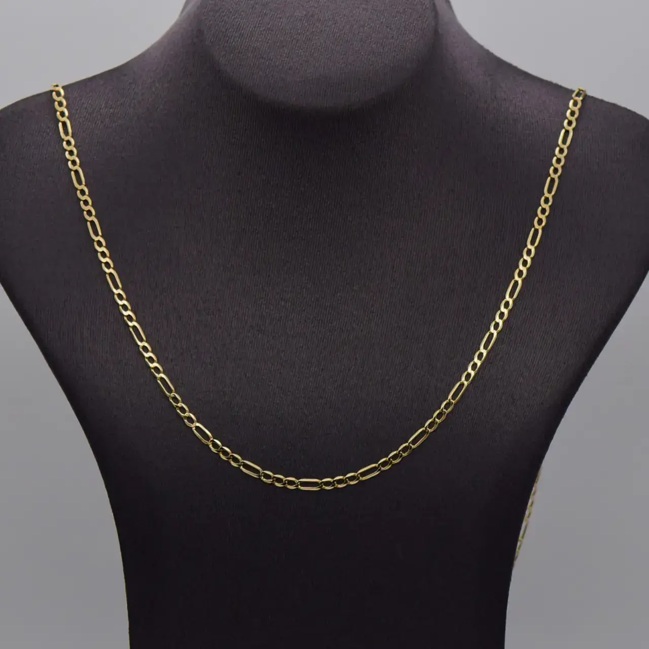 9ct Yellow Gold Chain [Figaro-Link] - Thumbnail 1