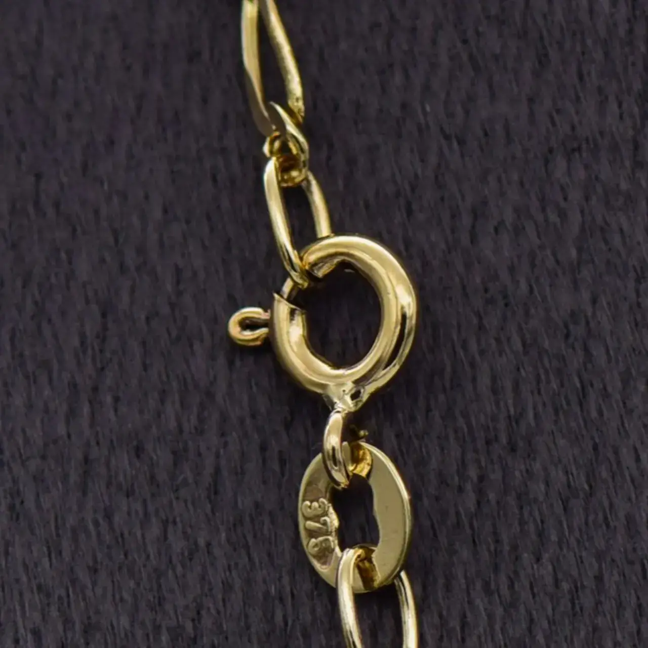 9ct Yellow Gold Chain [Figaro-Link] - Thumbnail 3