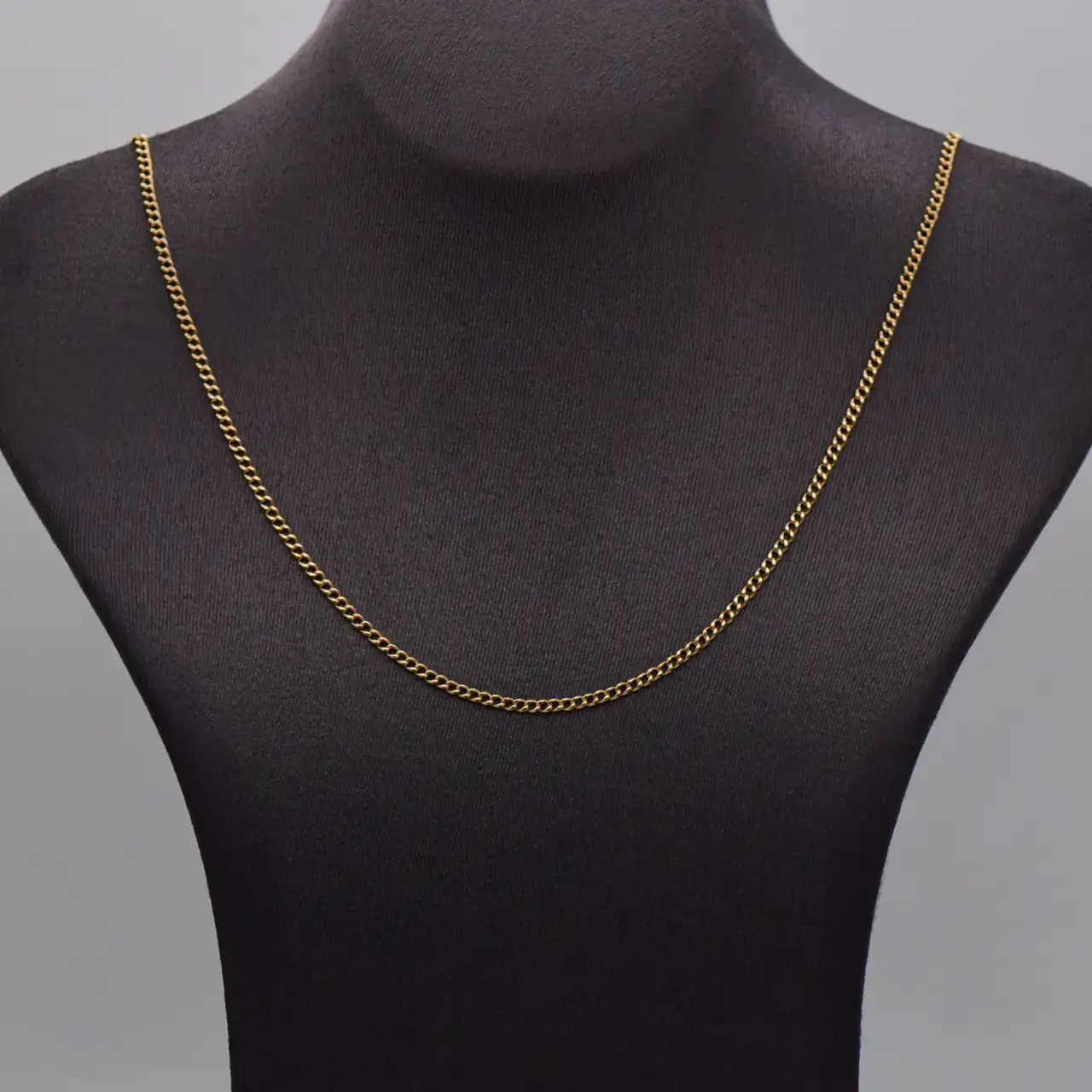 9ct Yellow Gold Chain [Curb - Link] - Thumbnail 1