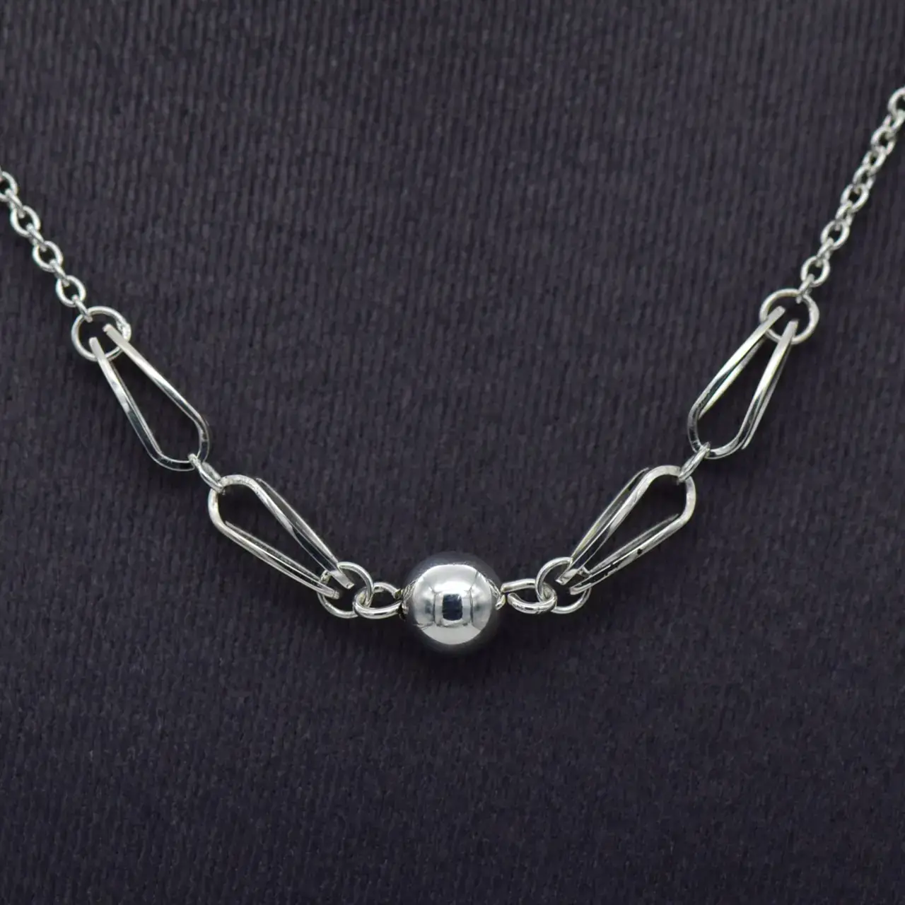 Silver-925 Chain [Fancy - Link] - Thumbnail 2