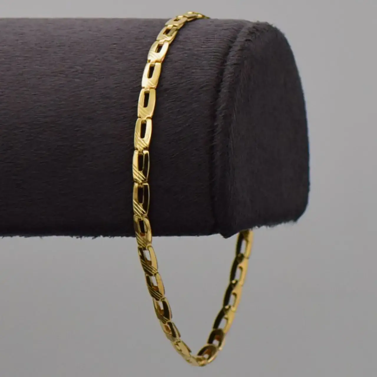 18ct Yellow Gold Bracelet [Fancy-Link] - Thumbnail 1