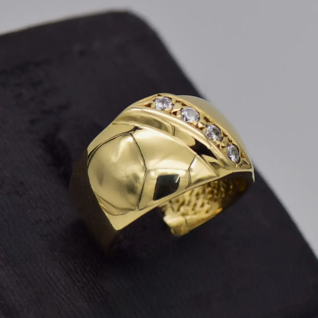 9ct Yellow Gold Dress Ring   - Thumbnail 2