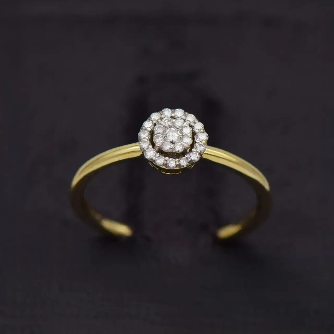 9ct Yellow Gold Dress Ring  - Thumbnail 1