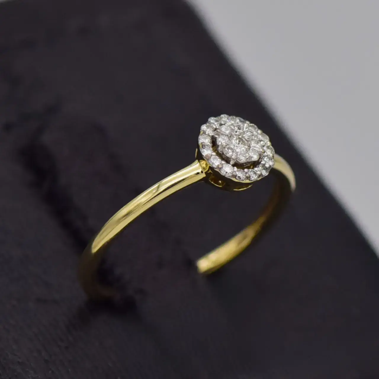 9ct Yellow Gold Dress Ring  - Thumbnail 2