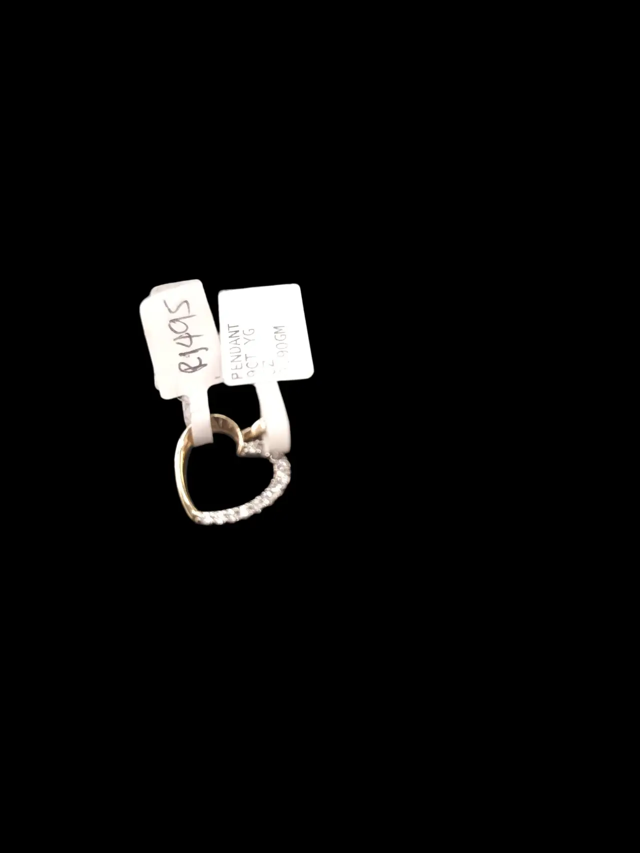 9ct Yellow Gold Pendant [Hearty] - Thumbnail 4