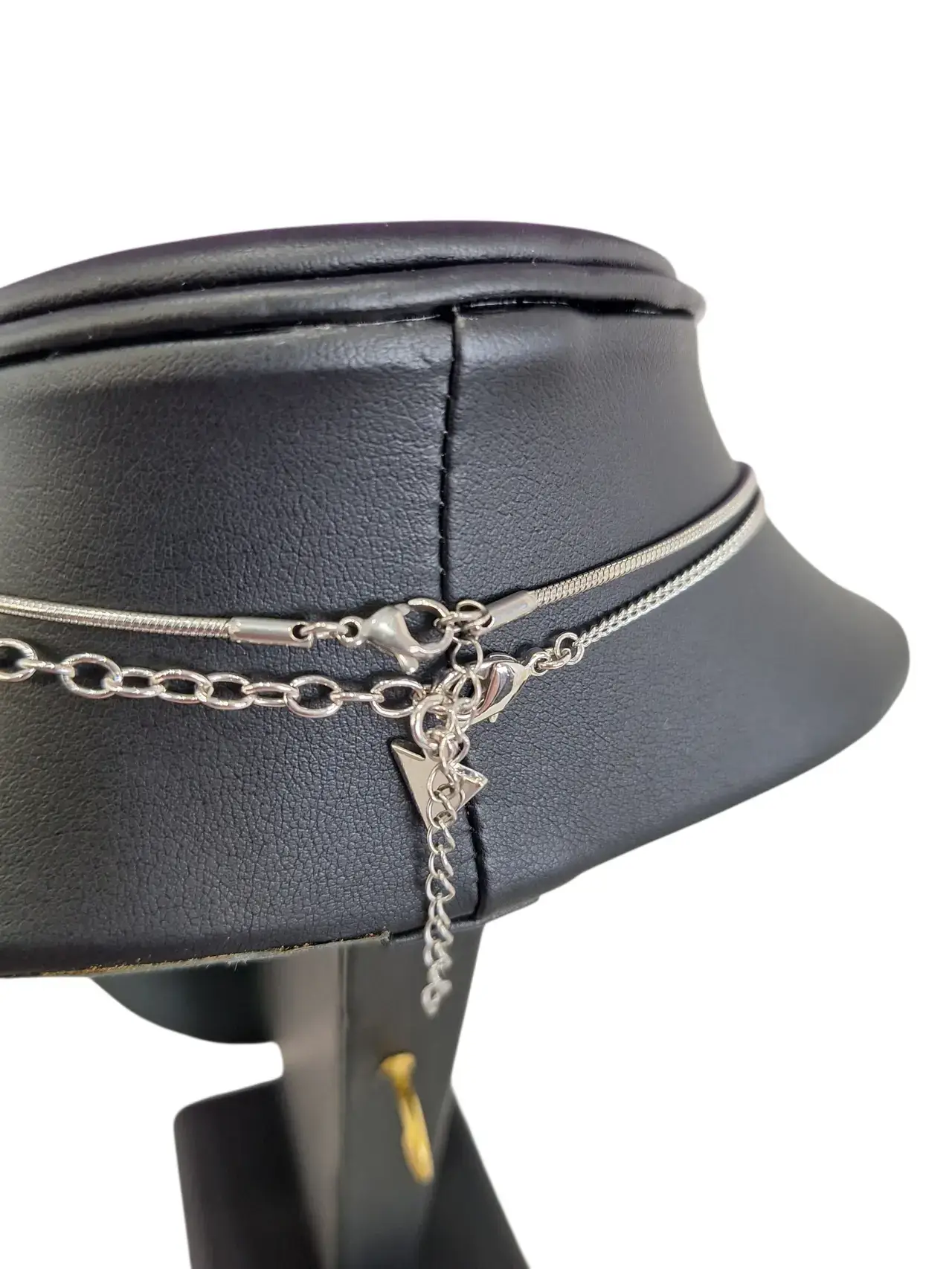 925 Silver 13.4 Geuss 2Pcs Chain & Bracelet - Thumbnail 4