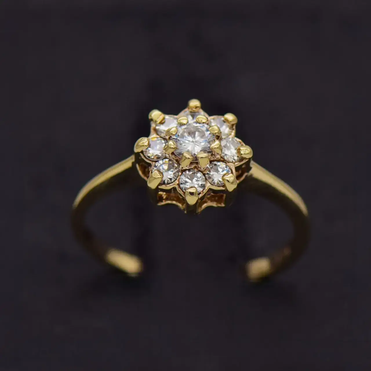 9ct Yellow Gold Dress Ring   - Thumbnail 1