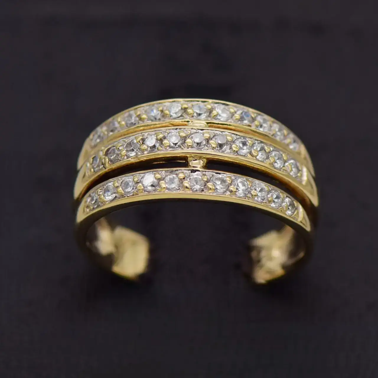 9ct Yellow Gold Dress Ring   - Thumbnail 1