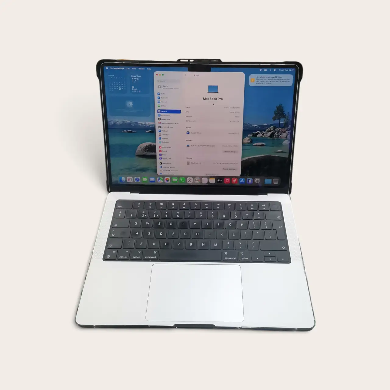 Apple Macbook M1 14Inch 2021 A2442 Ram 16Gb 512Gb Ssd Laptop - Thumbnail 1