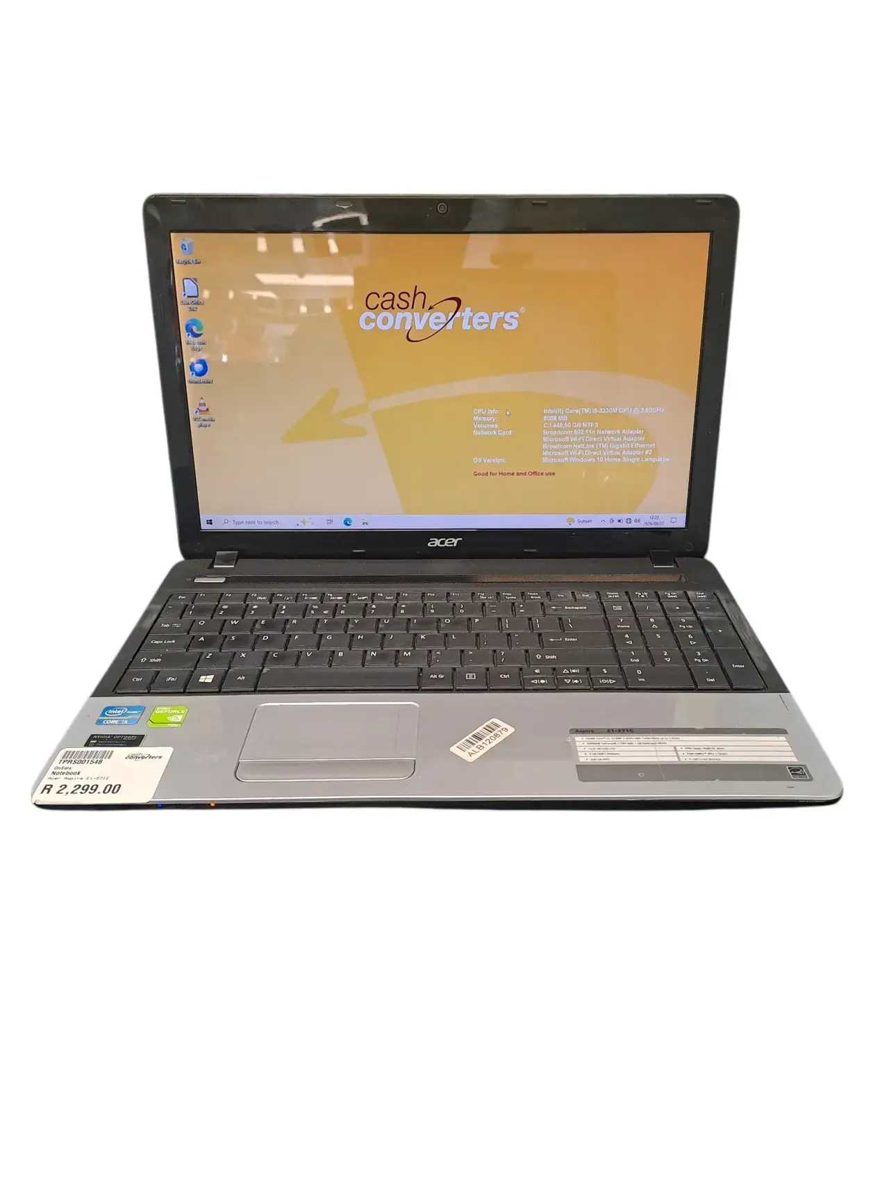 Acer Aspire E1-571G Notebook (8Gb Ram) (500 Gn Storage) - Thumbnail 1