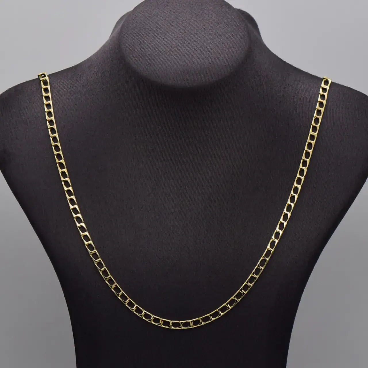 9ct Yellow Gold Chain [Curb-Link] - Thumbnail 1