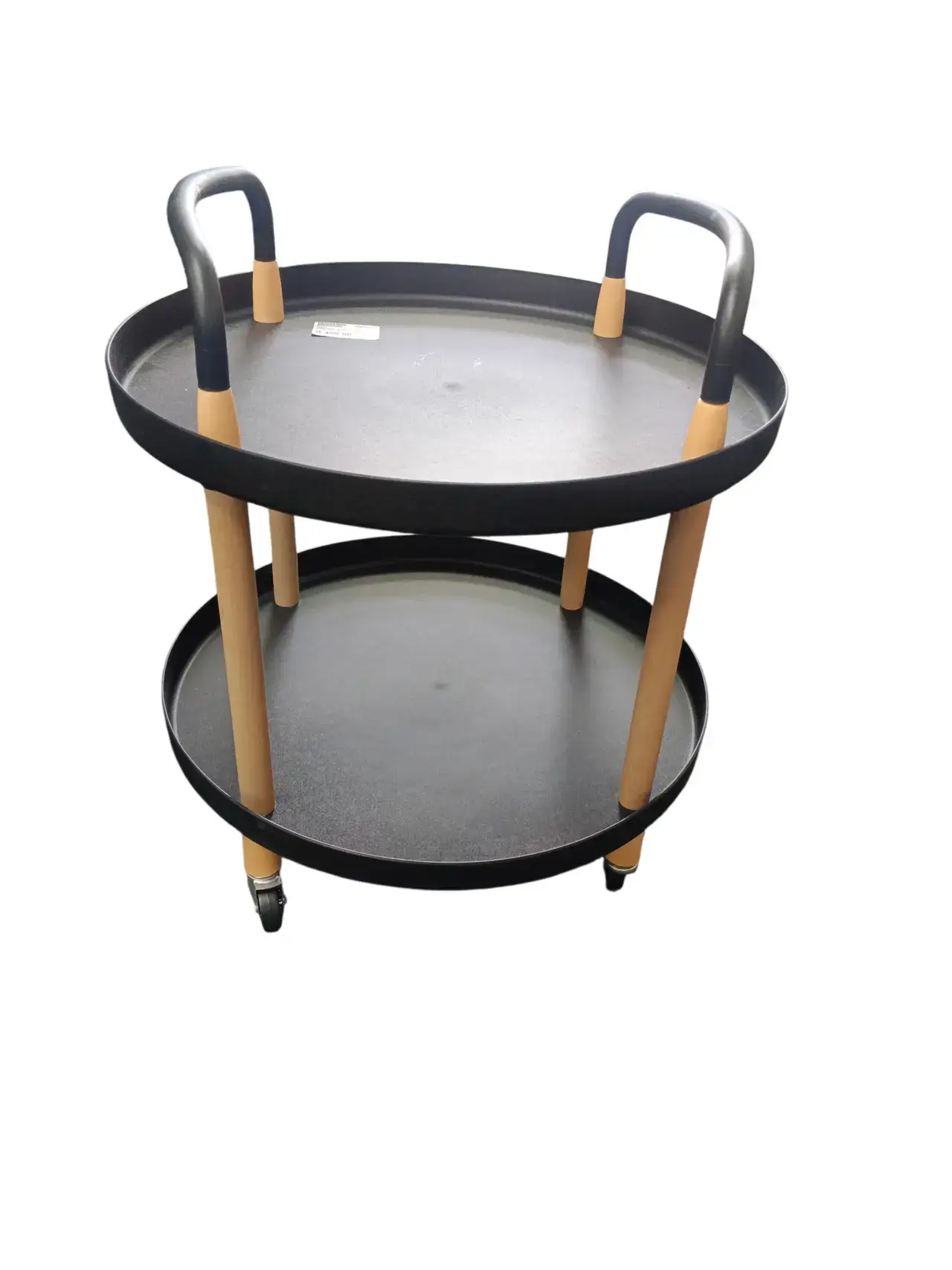 2 Tier Rolling Trolley Table - Thumbnail 1