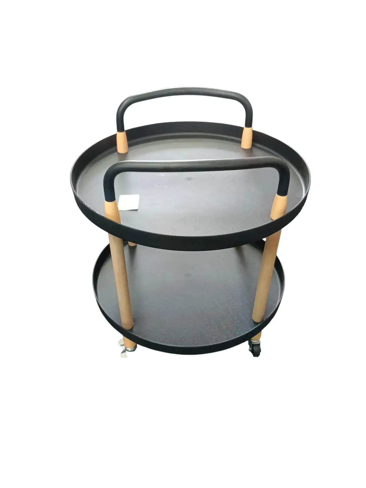 2 Tier Rolling Trolley Table - Thumbnail 2