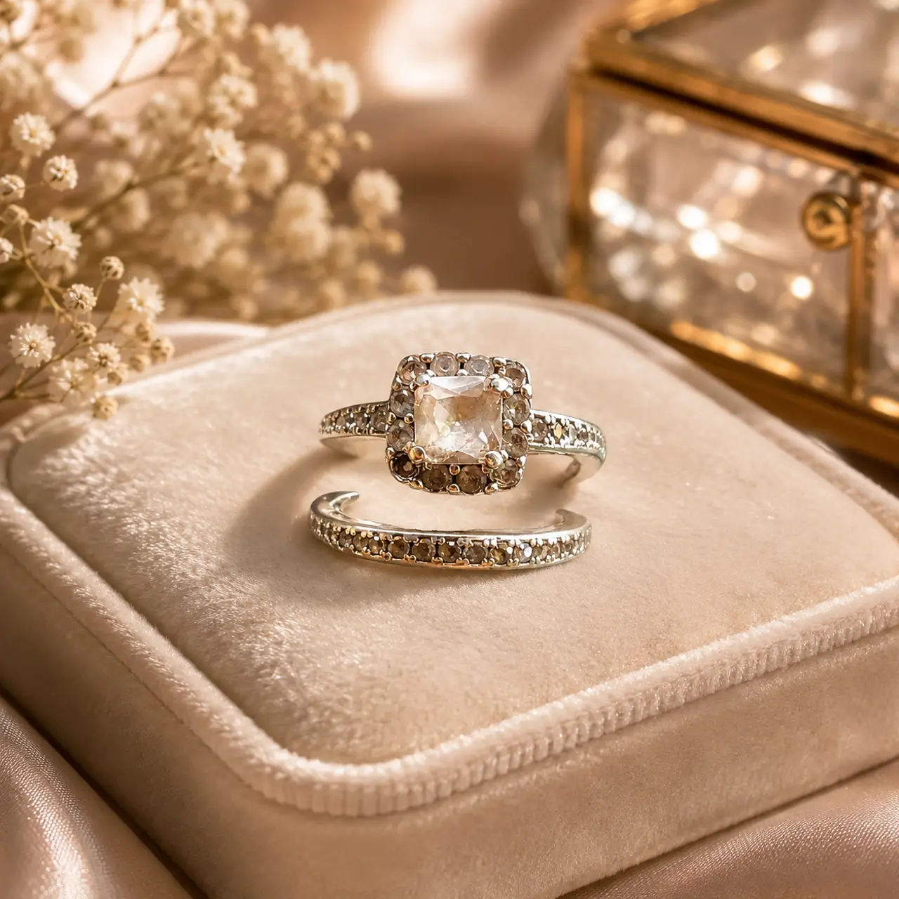 Silver Ring Set (4.1G) - Thumbnail 1