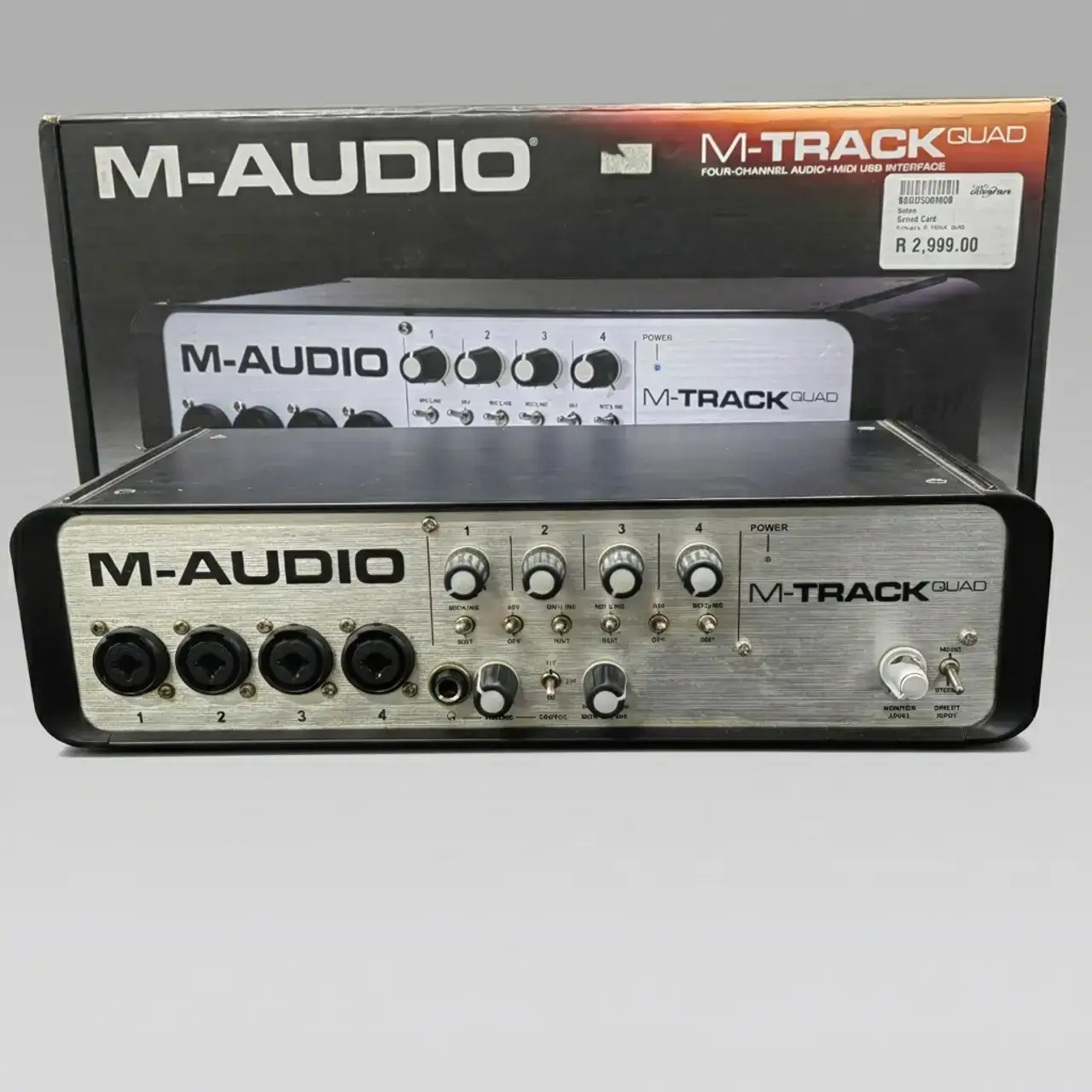 4-Channel M-Audio M-Track Quad Is A Versatile 4 Usb Audio And Midi Interface - Thumbnail 1