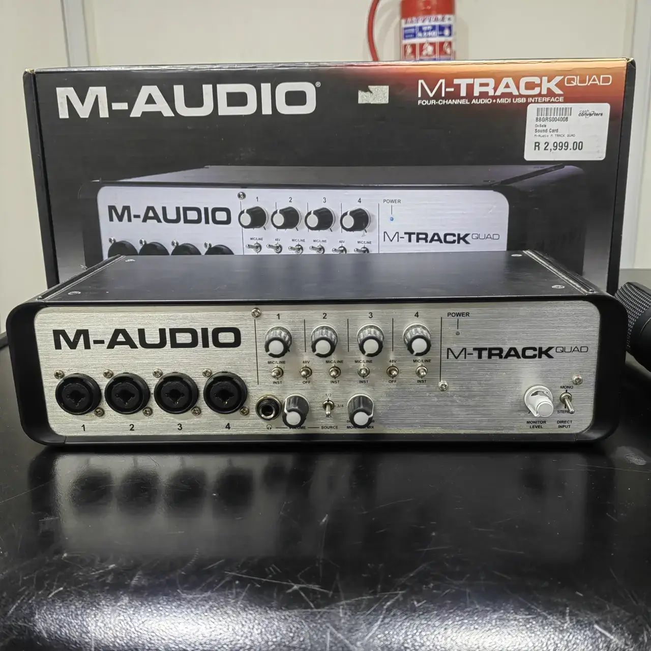 4-Channel M-Audio M-Track Quad Is A Versatile 4 Usb Audio And Midi Interface - Thumbnail 2