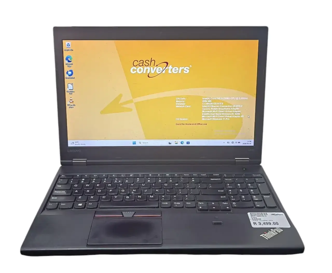 Lenovo Thinkpad L570 Laptop - Thumbnail 1