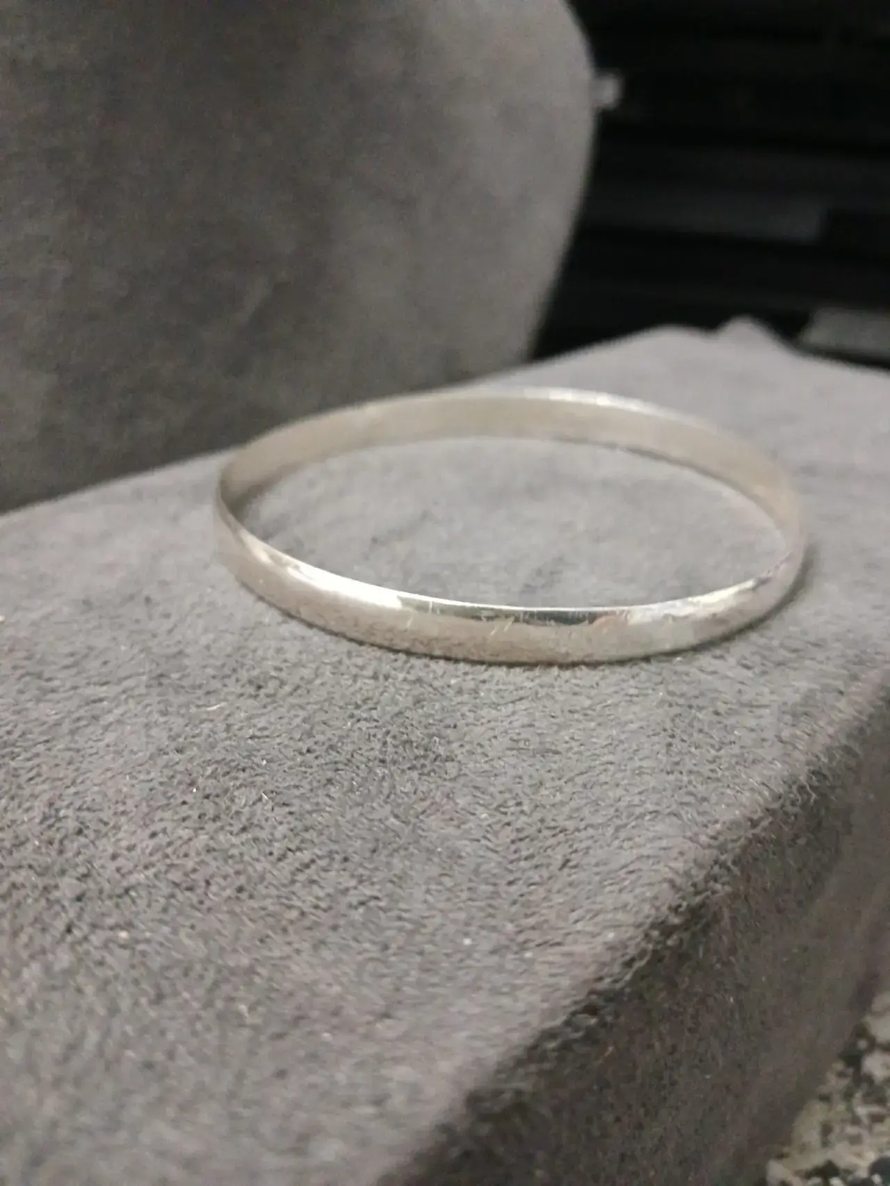 Silver 925 Bangle 6Mm 9.6G - Thumbnail 1