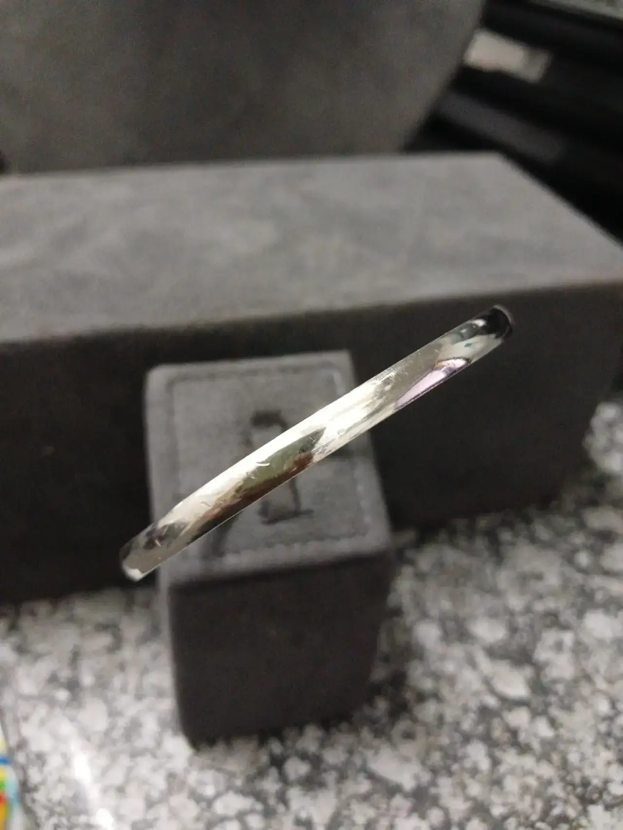 Silver 925 Bangle 5Mm 7.8G - Thumbnail 2