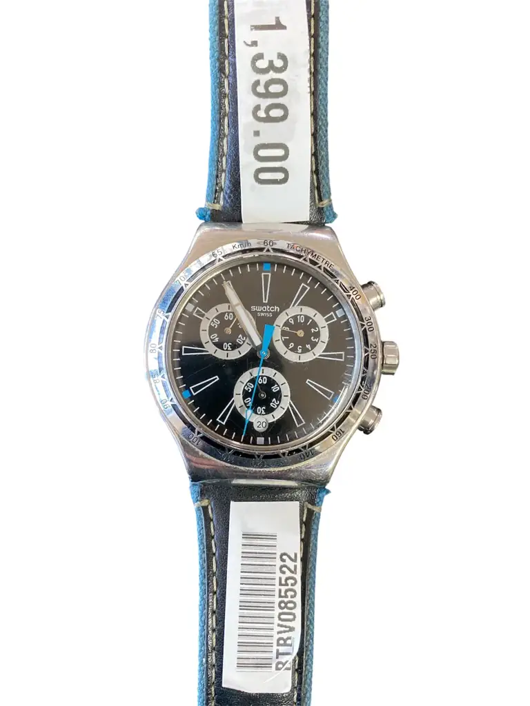 Swatch Sr936sw Chronograph Stainless Steel Watch - View 2