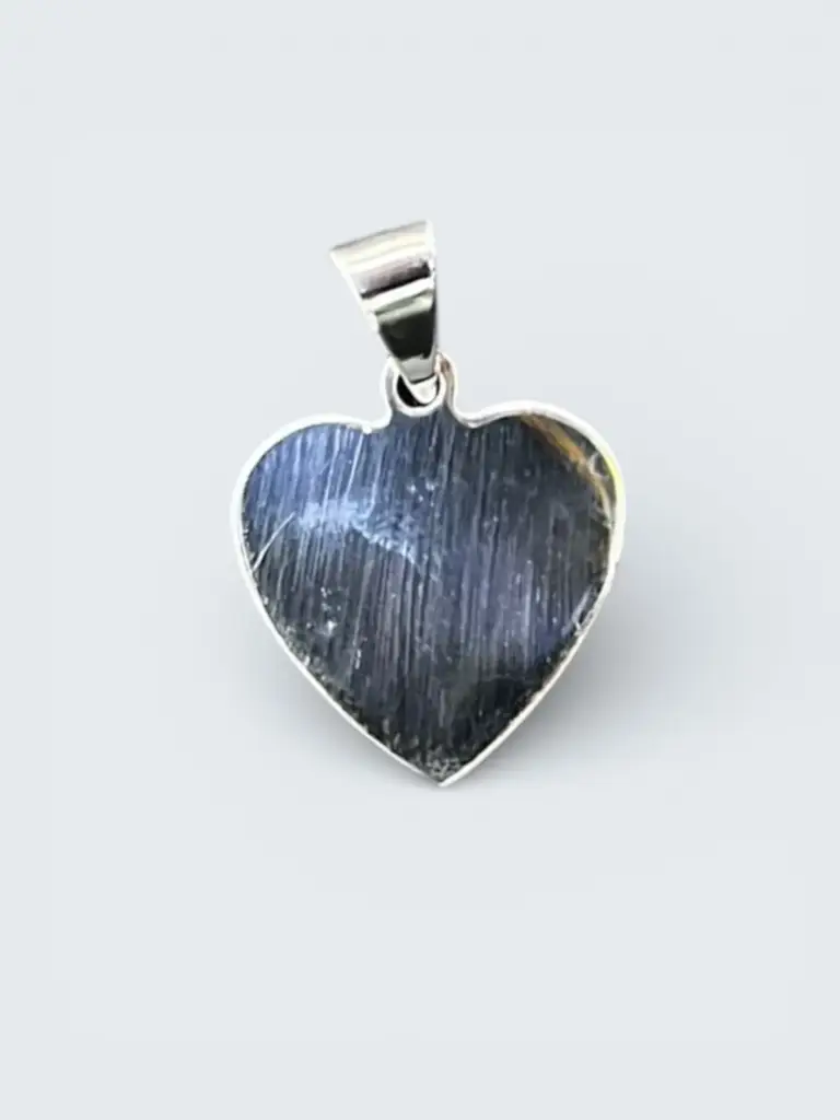 Plain Silver Heart Pendant – Timeless Love In Silver - View 2