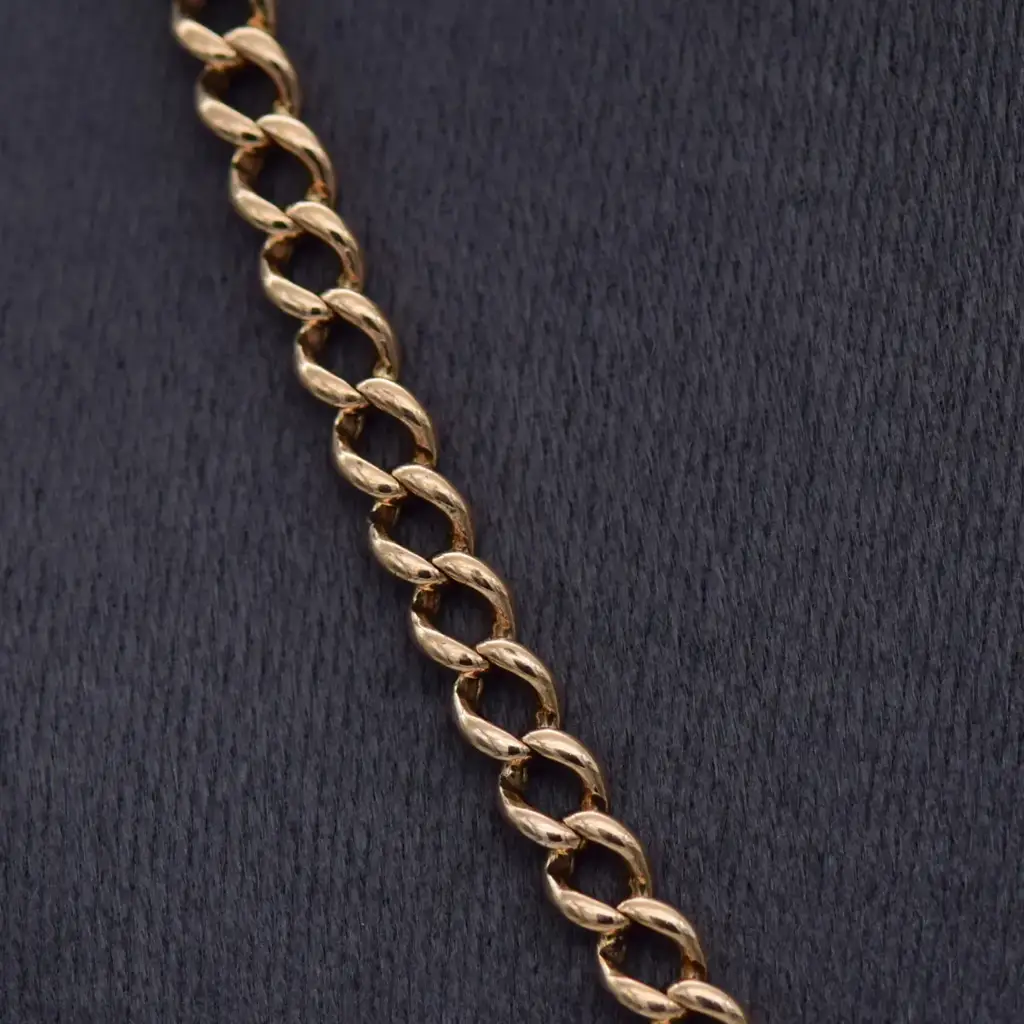 9ct Yellow Gold Chain Curb-Link - View 2