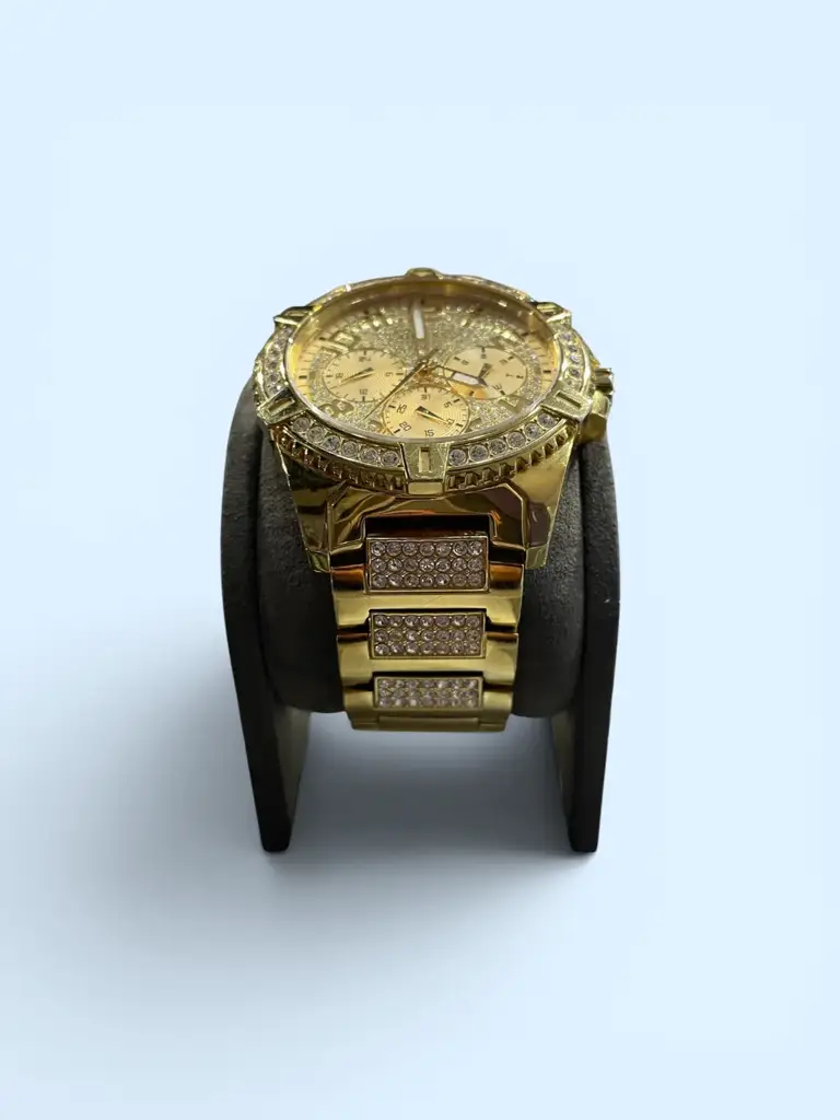 Guess Men's Watch Wristwatch Frontier W0799g2 Gold - View 2