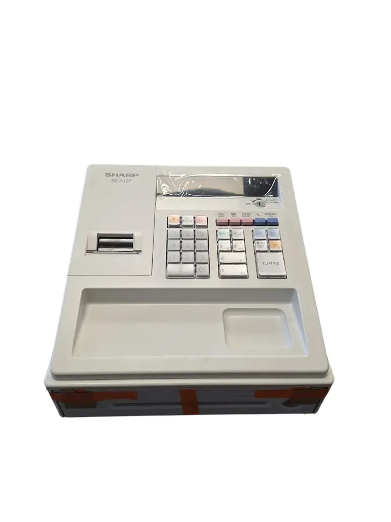 Sharp Xe-A137-Wh Cash Register - View 2