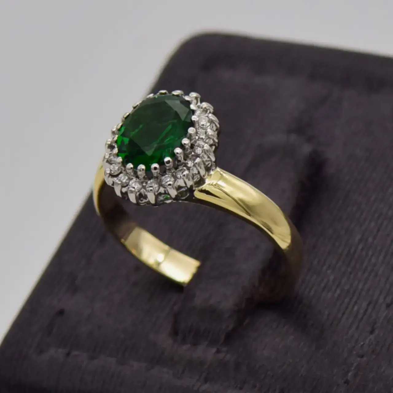 12ct Yellow Gold Dress Ring - Thumbnail 3