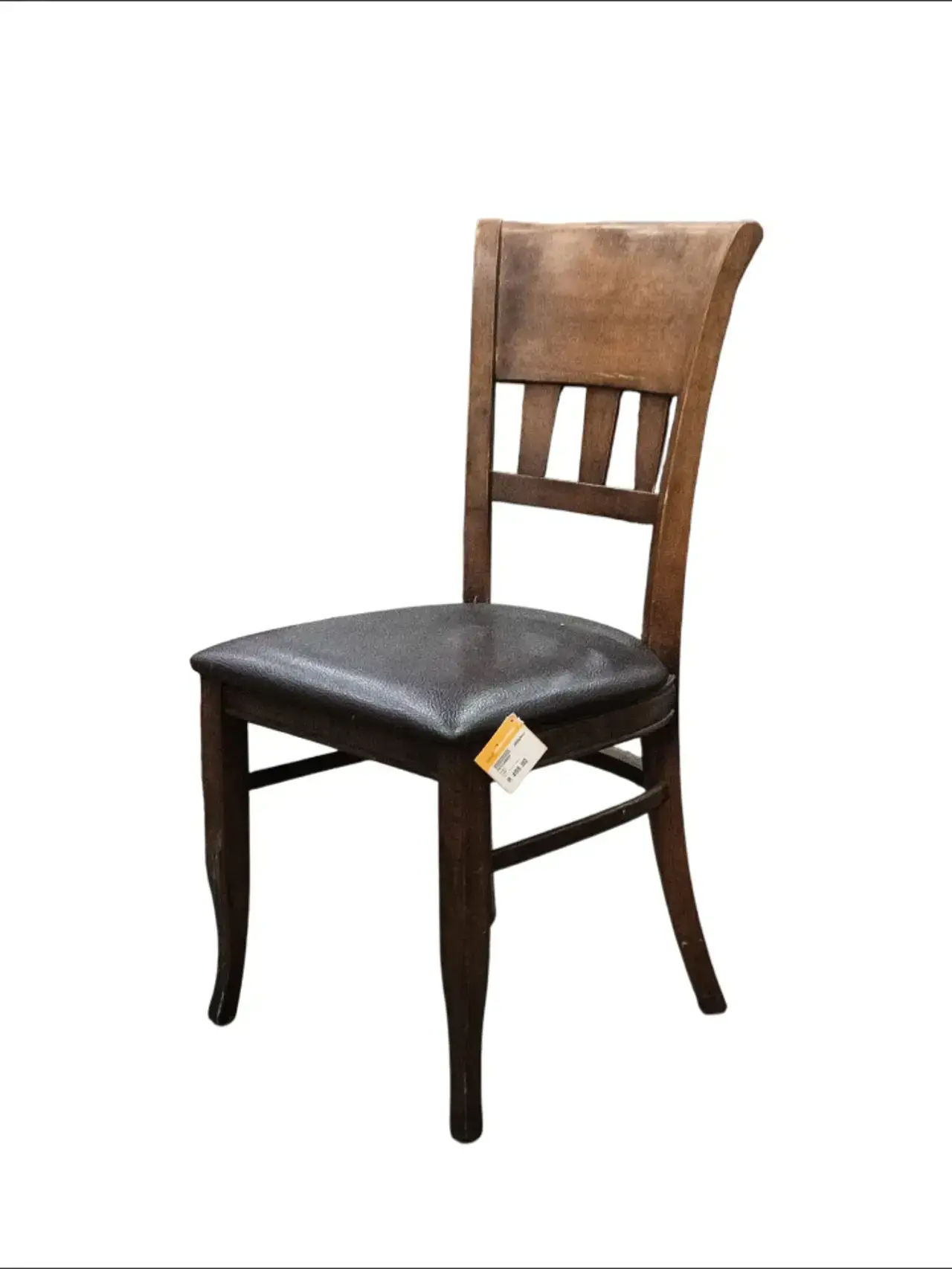 Brown Wood Chair - Thumbnail 2