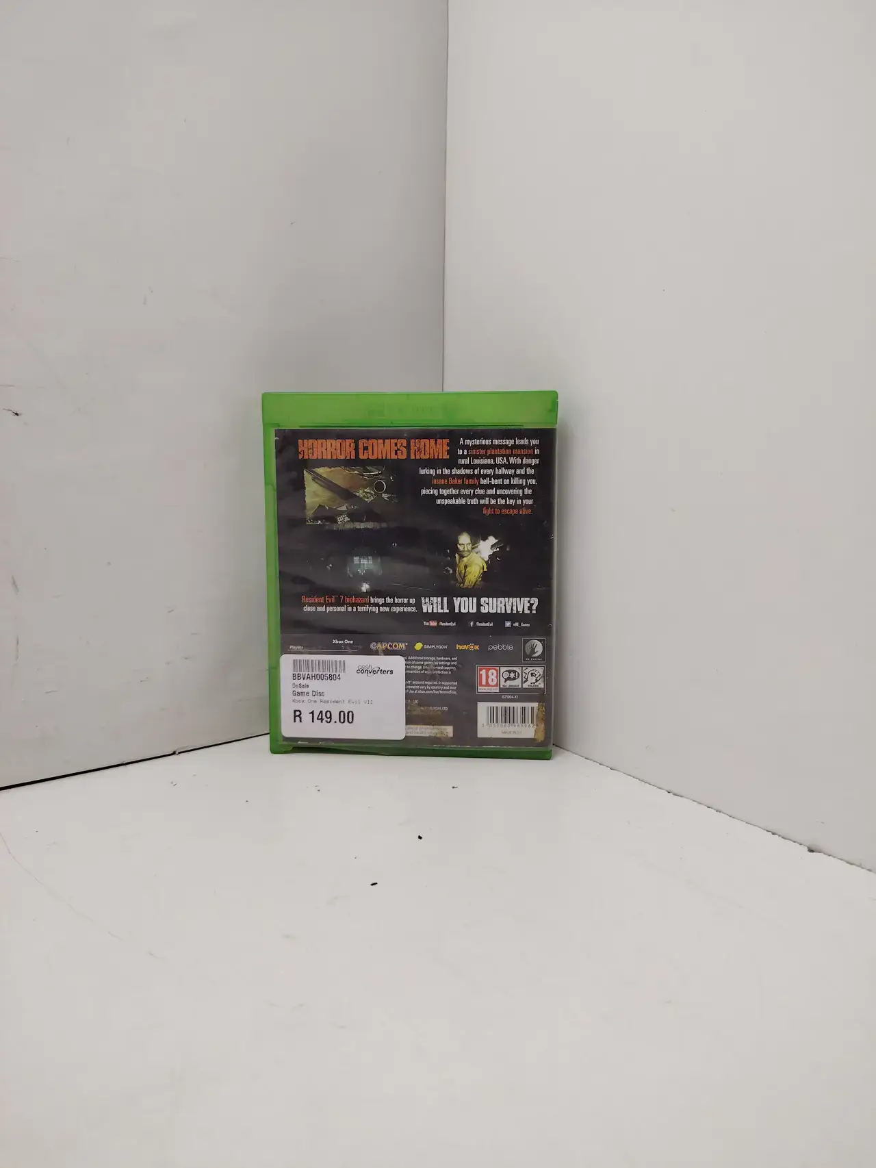 Xbox One Game Disc | Resident Evil Vii - Thumbnail 2