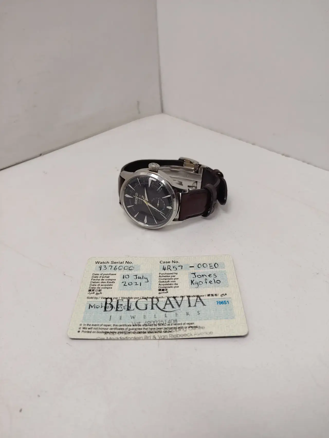 Seiko Men's Watch | 4R57-00E0 - Thumbnail 1