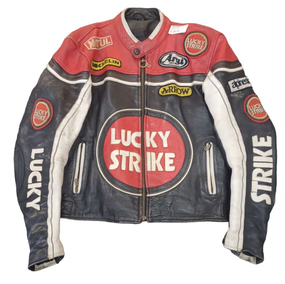 Lucky Strike Jacket Leather Motorcycle Jacket - Cash Converters